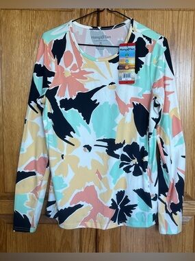 Hang Ten Women’s UV Protection Long Sleeve Sun Tee. Size medium. New with tags.